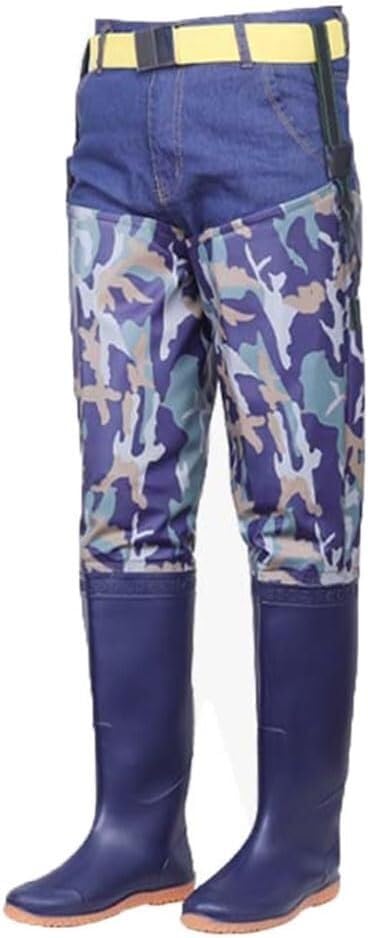 Botas de pesca de 80 cm contra el agua fría para hombres y mujeres talla 44