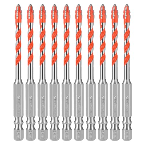 Concrete Drill Bit Set 3/16" (10PCS)