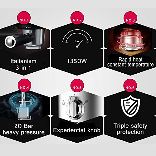 Cafetera Espresso Semi automática con capacidad 1.5 L miniatura 5