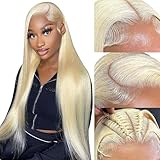 30 Inch 613 13x6 Lace Front Wig Human Hair, Straight 613 Lace Front Wig Human Hair Blonde Wig Human Hair 613 HD Lace Frontal Wig 13x6 Brazilian Transparent Lace Front Wigs Human Hair Pre Plucked