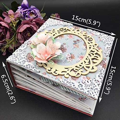 Alinacutle Mini Album Die Metal Die Cut,15X15Cm Size, Paper Craft Metal Die-Cuts,Diy Album,Scrapbooking Cutting,Diy Card Metal Punch Template #TOP1