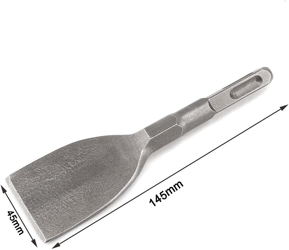 4pcs Wall Chisels Set Point Groove Gouge Flat Chisel Electric Hammer Drill Bit Break Concrete Brick Wall Drilling Square Shank,4pcs set