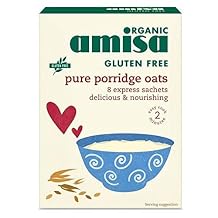Amisa - Org GF Porridge Oats Sachets | 8 x 27g