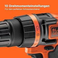 BLACK+DECKER 18V Akku-Bohrschrauber, 28Nm, ohne Akku, BDCDD18N-XJ – Ansicht 6