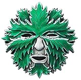  JEAN\'S FRIEND New Vintage Enamel Green Man Face Belt Buckle Boucle de ceinture