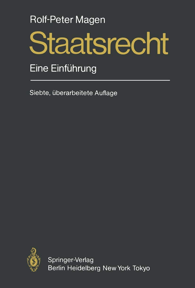 Staatsrecht: Eine Einführung