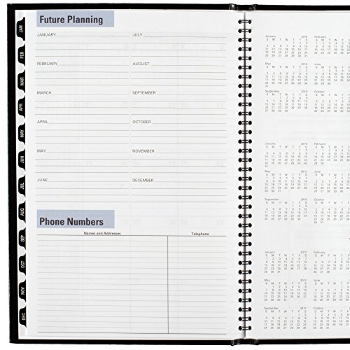 Dayminder Monthly Planner 2016, Hardcover, 7-7/8 X 11-3/4 Inches, Black (G470H-00) #TOP7