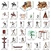 NUOBESTY Plastic Indian Figures Playset Toy Wild West Cowboys and Indians Plastic Figures Toys Native American Figures with Horse, Tent, Totem etc. Toy Soldiers for Kids 1 Set