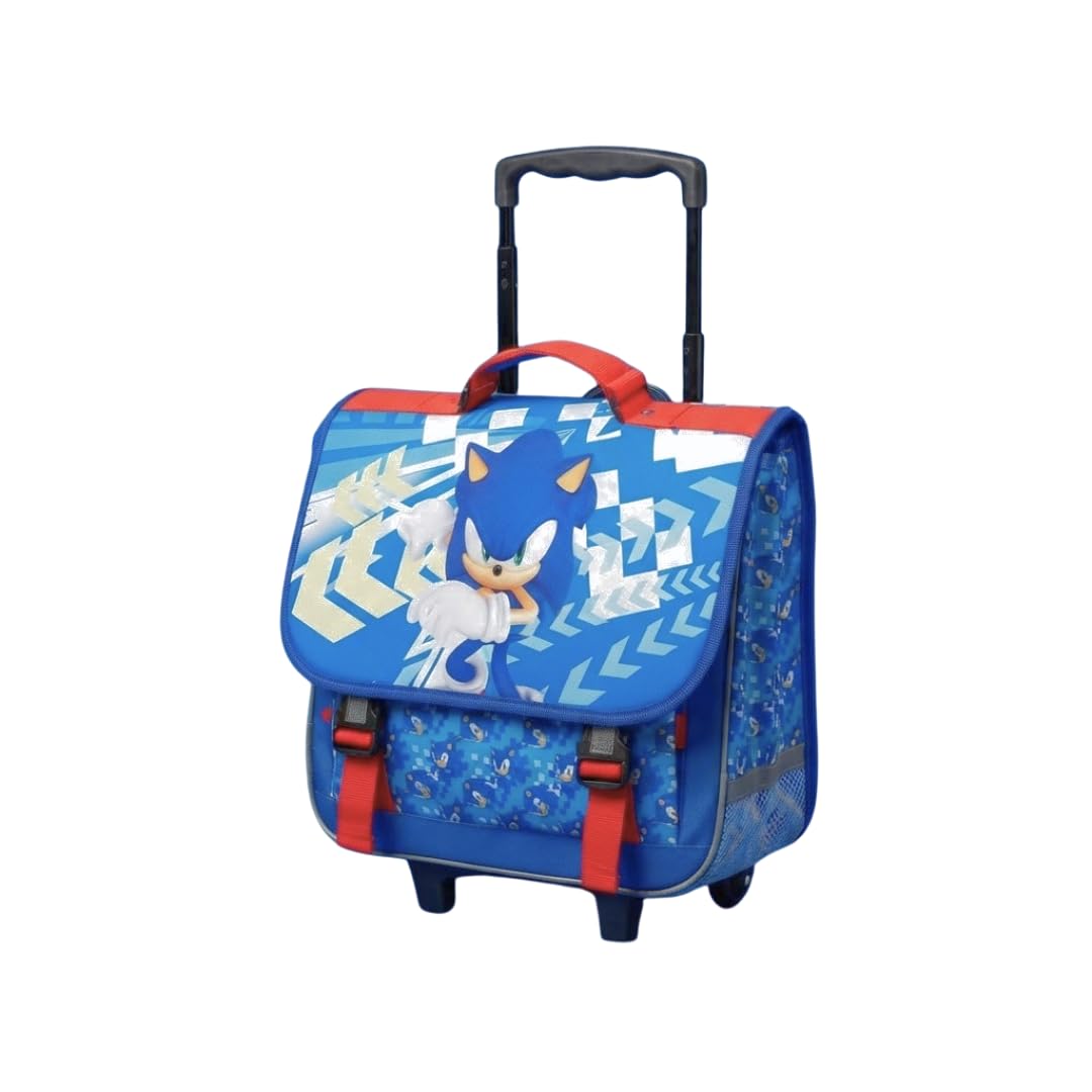 mybagstory | Cartable à roulettes | Sonic Flash | Bleu 41 cm