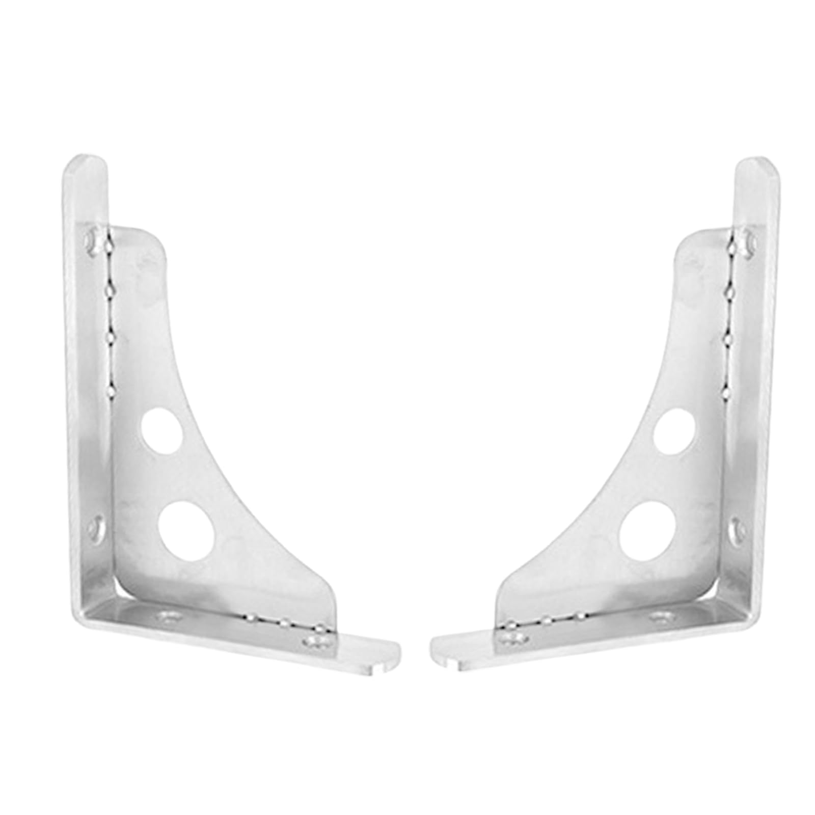 Compact & Strong Wall Square Bracket Rusts Resistant Metal Bracket Space Saving Wall Mount for Supporting Shelves Interior Designs
