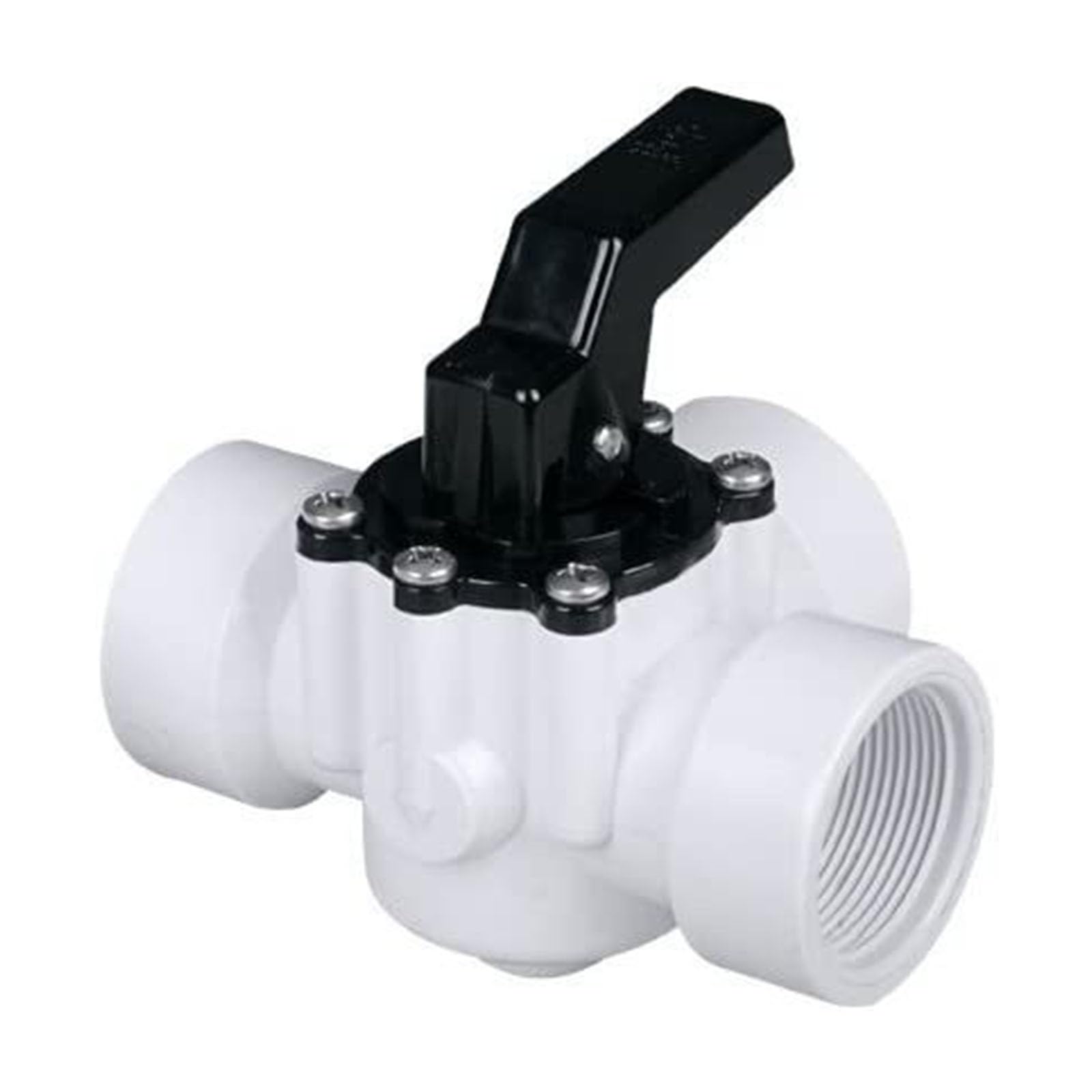 Juego de adaptadores de válvulas de derivación para piscinas ABS con conexión de 3 vías y abrazaderas de manguera para sistemas de filtración Flujos de agua eficientes Sistemas de válvulas para de
