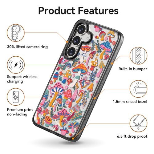 Coque Samsung Galaxy robuste motif jungle 6,2 pouces noir