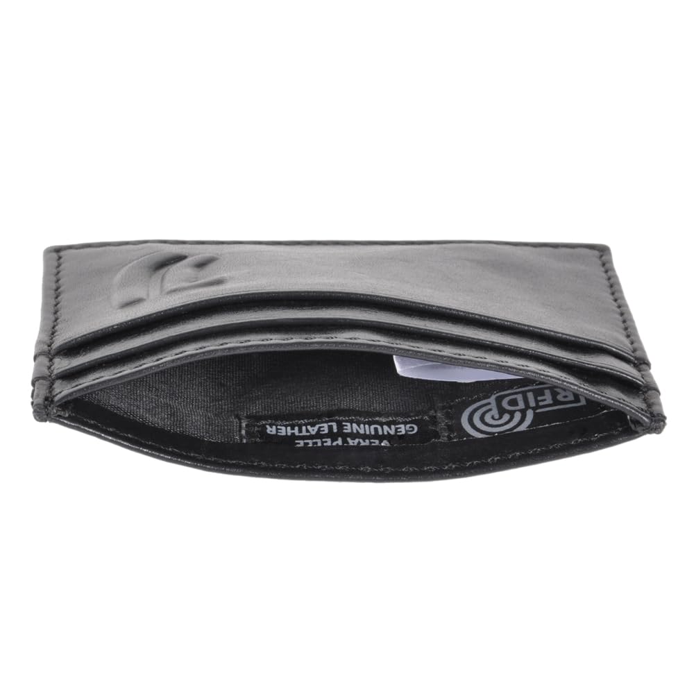 JUVENTUS Set de regalo con cinturón de piel y tarjetero de crédito, elegante caja de regalo oficial, negro, accesorios para hombre