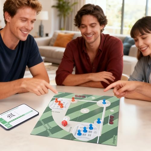 Juego de mesa baseball plegable con dados magnéticos miniatura 6