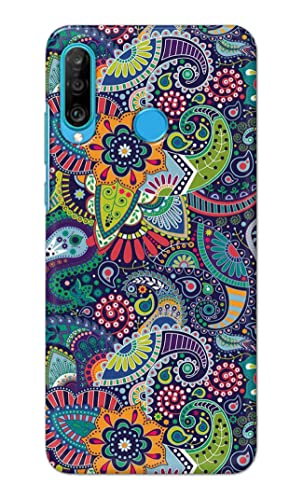 Image of Printed Hard Back Cover Case for Huawei P30 Lite | Huawei Nova 4e Back Cover (Miraculous Patterns) -1803