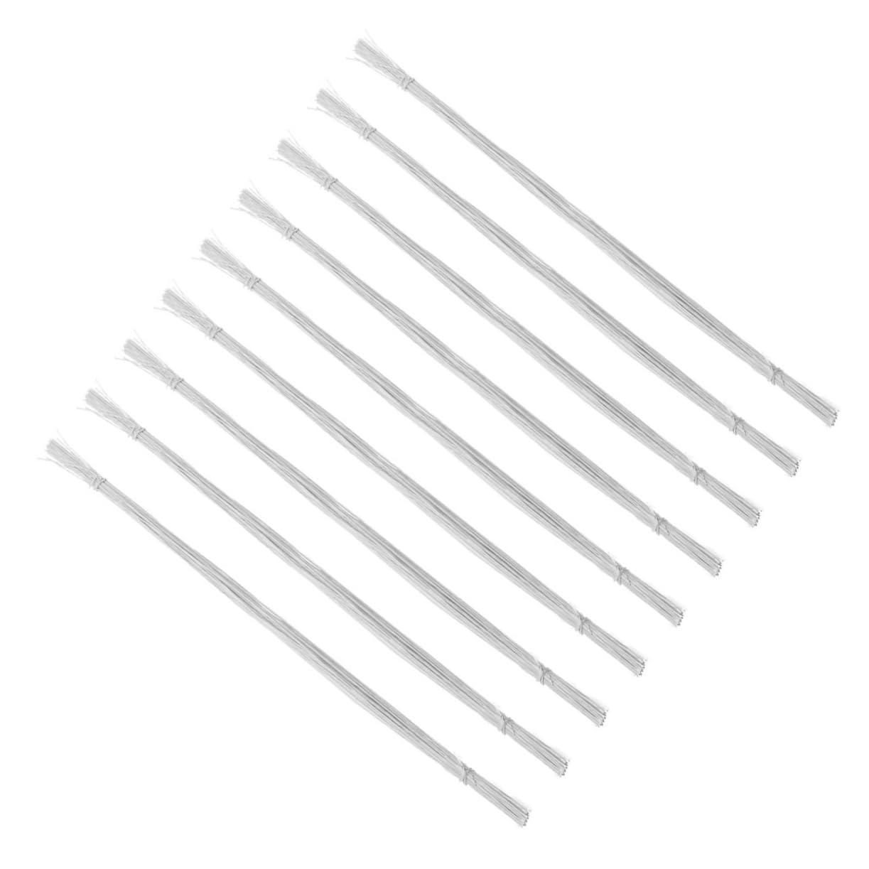 HOODANCOS 100 Pcs Handmade DIY Flower Making Wires Bendable Flower Wire Stem Fiber Flower Arrangement Rods for Wedding Bouquets