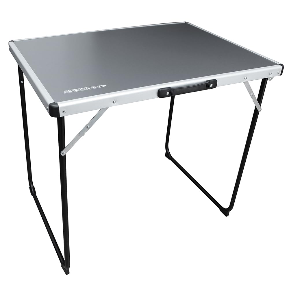 Outdoor Revolution Alu Top Camping Table 80 x 60cm Folding Heatproof Aluminium Table