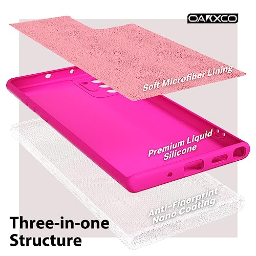 Coque Galaxy Note 10 mince en silicone, la solution anti-glisse couleur rose fluo