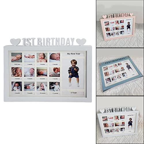 Generic Meu Primeiro Ano de Bebê de Lembrança de Bebê Kit de Marca de Mão E Pegada para Meninos E Me