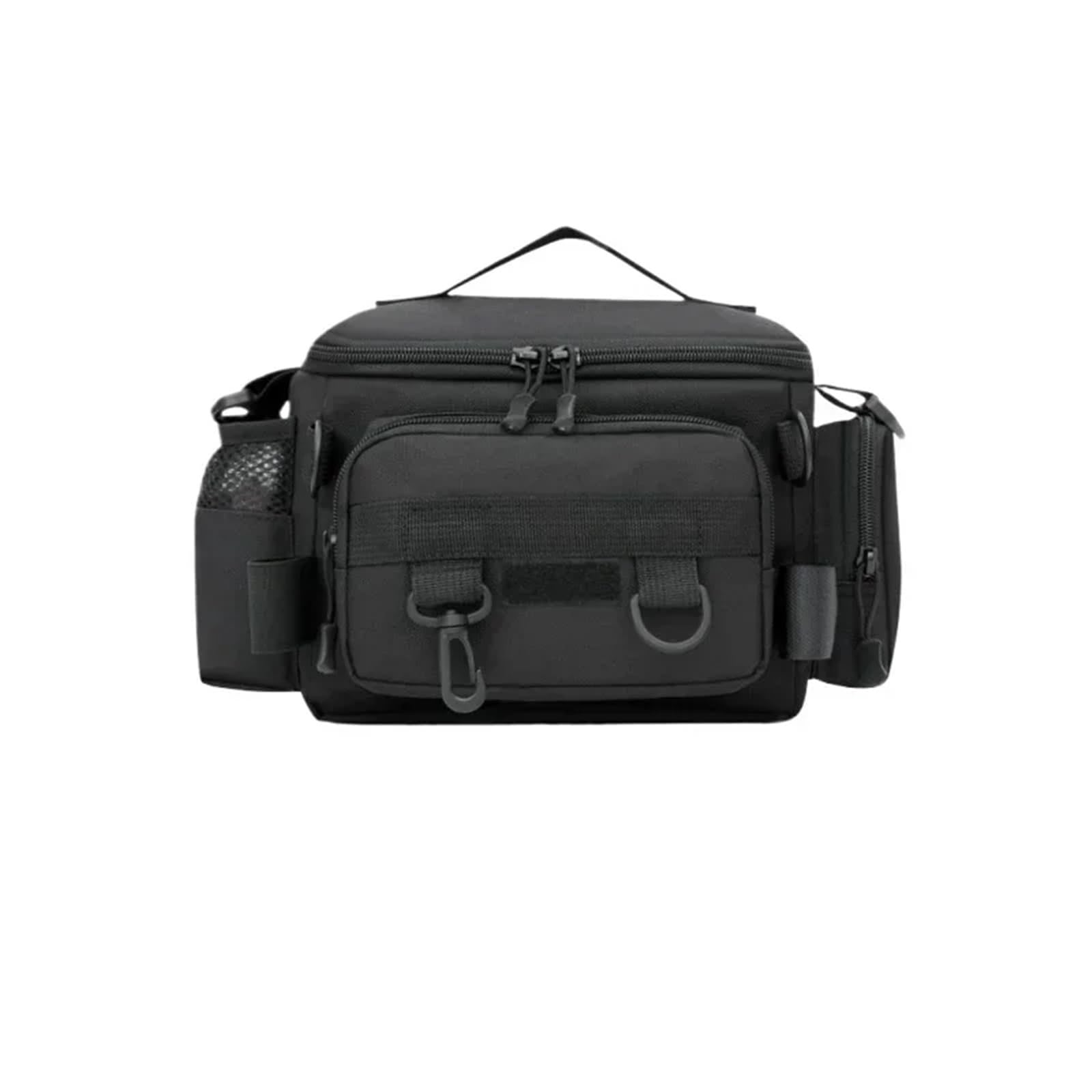 Torba wędkarska, pudełka na przybory wędkarskie, Torba wędkarska na ramię wielokolorowa(Black)