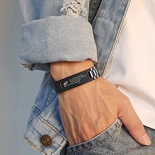 Vnox 1St Fathers Birthday Day Gifts For Dad Form Daughter Son Personalized 5 Names Dad Bracelet For Men With Kids Names #TOP1