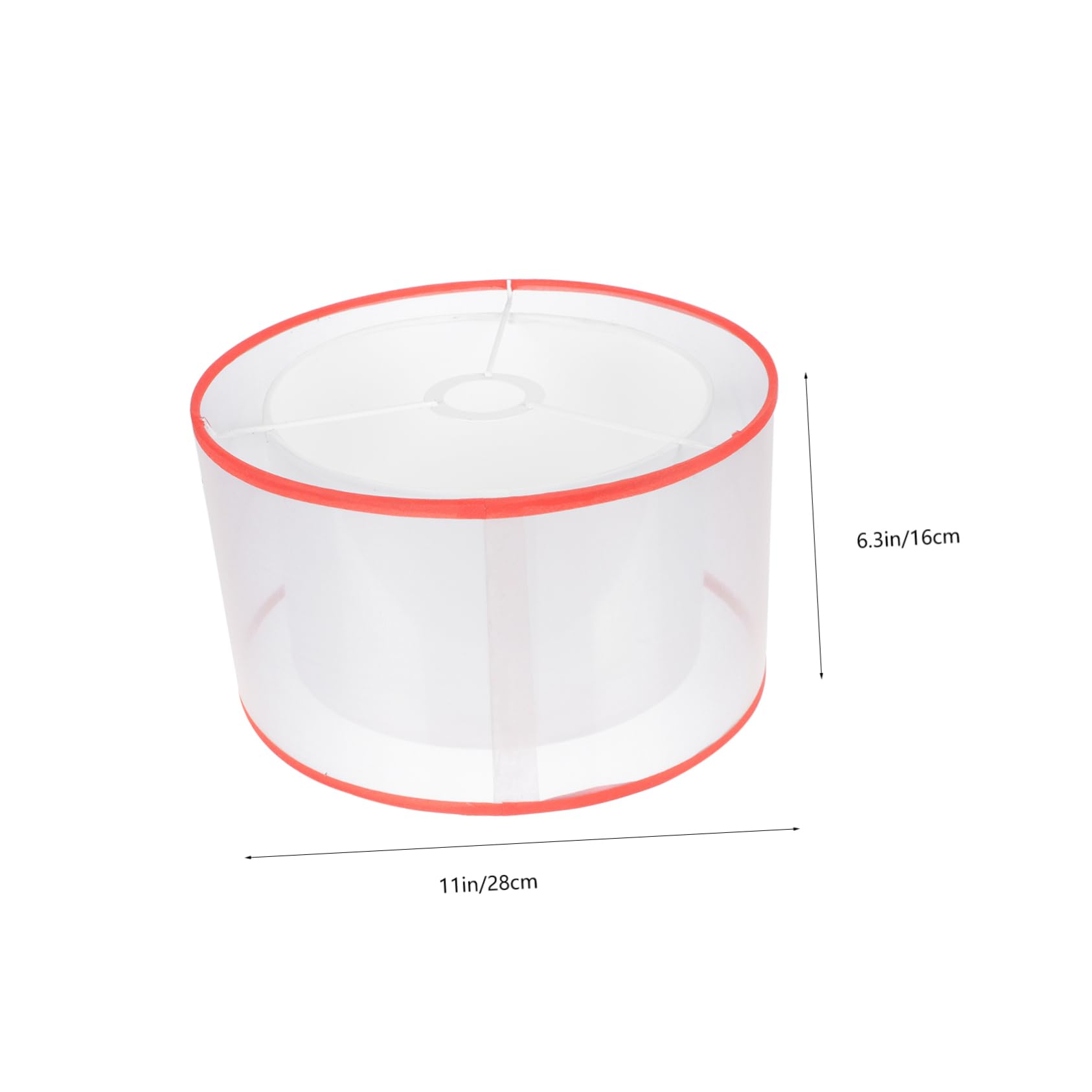 Levemolo Double Layers Linen Lampshade Set Dorm Desk Lamp Cover Bedside Nightstand Light Accessory