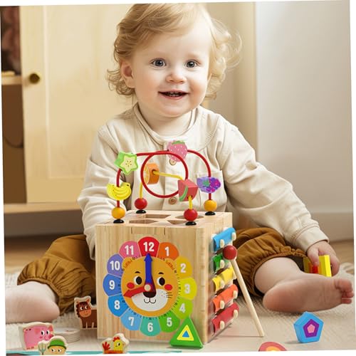 Cube d'activité en bois idéal comme cadeau d'anniversaire de vacances