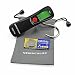Luggage scale 110lb, 2 Battery, 1 Plastic Case, Digital Luggage Travel Scale Weigh Suitcases Hand Luggage Bags Cases Black (STEEL HOOK
