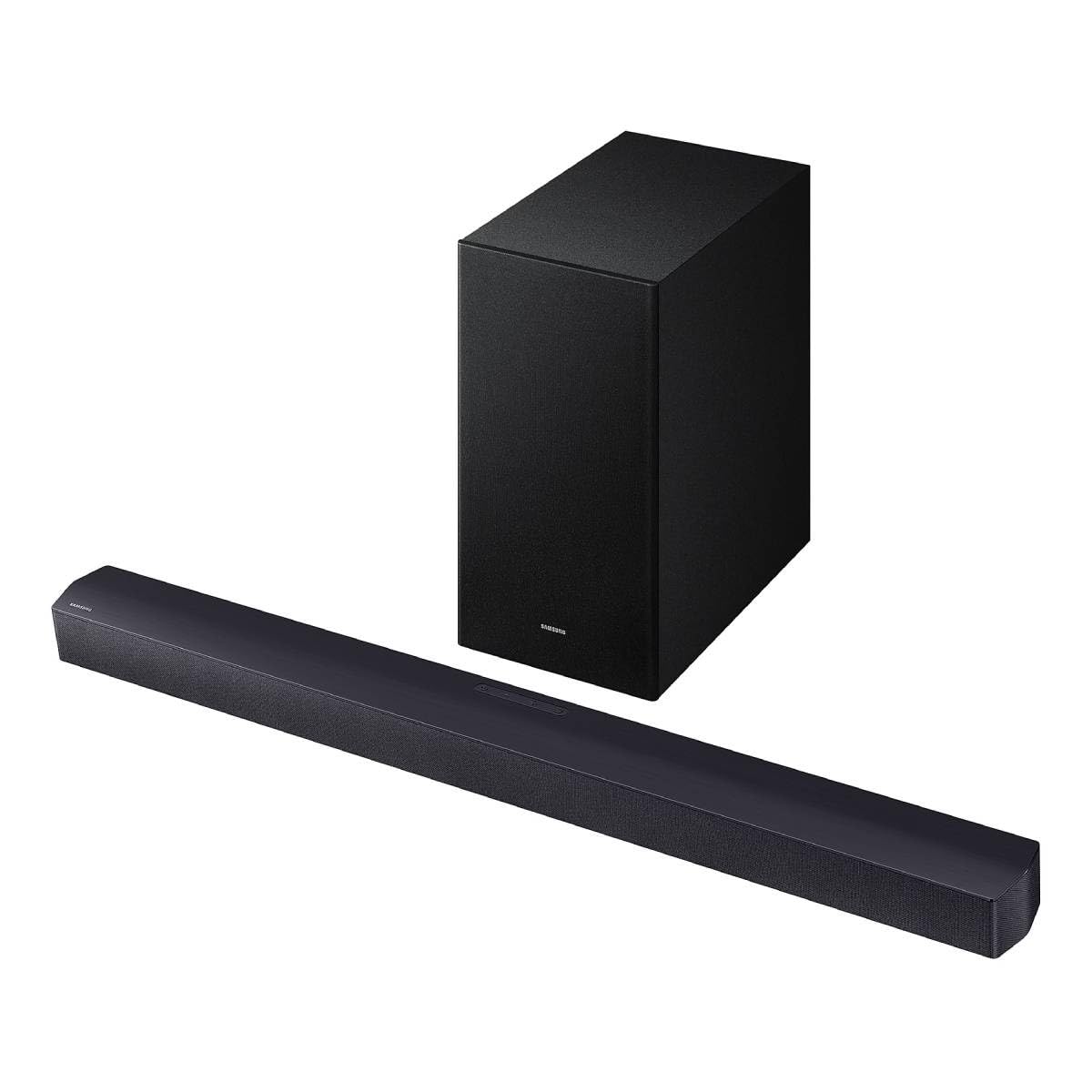 SAMSUNG Soundbar HW-B450F/ZF 2025 - Dolby Audio/DTS Virtual: X, Adaptive Sound, 2.1 kanałów, tryb nocny i tryb gry