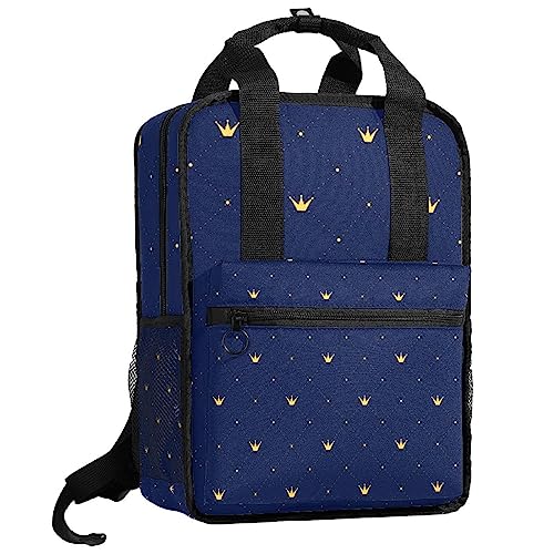 Sac à dos vintage à carreaux ajustable pour éviter le désordre scolaire