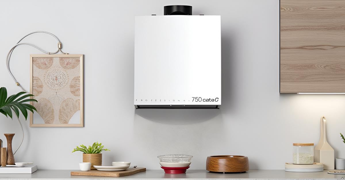 Cata Zentrifugallüfter 750 L Dunstabzugshaube 36,6 cm Energieklasse D Geräuscharmer Küchenventilator