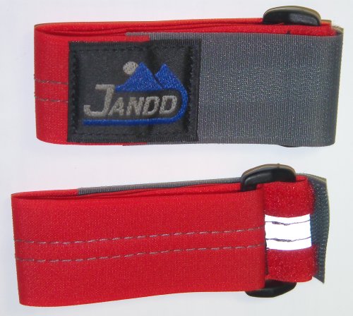 JanddAnkle Strap Red with Reflective Strip