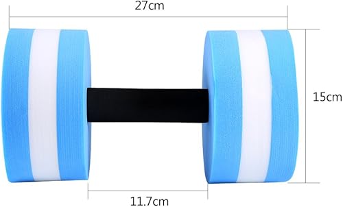 Miniatura 4 de Mancuernas de espuma para ejercicio acuático, 2 unidades, ligeras, para aeróbicos acuáticos, fitness, deportes, piscina, equipo de ejercicio, color