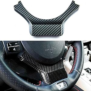 Car Carbon Fiber Steering Wheel Lower Cover Trim Fit for Lexus is RC NX GS