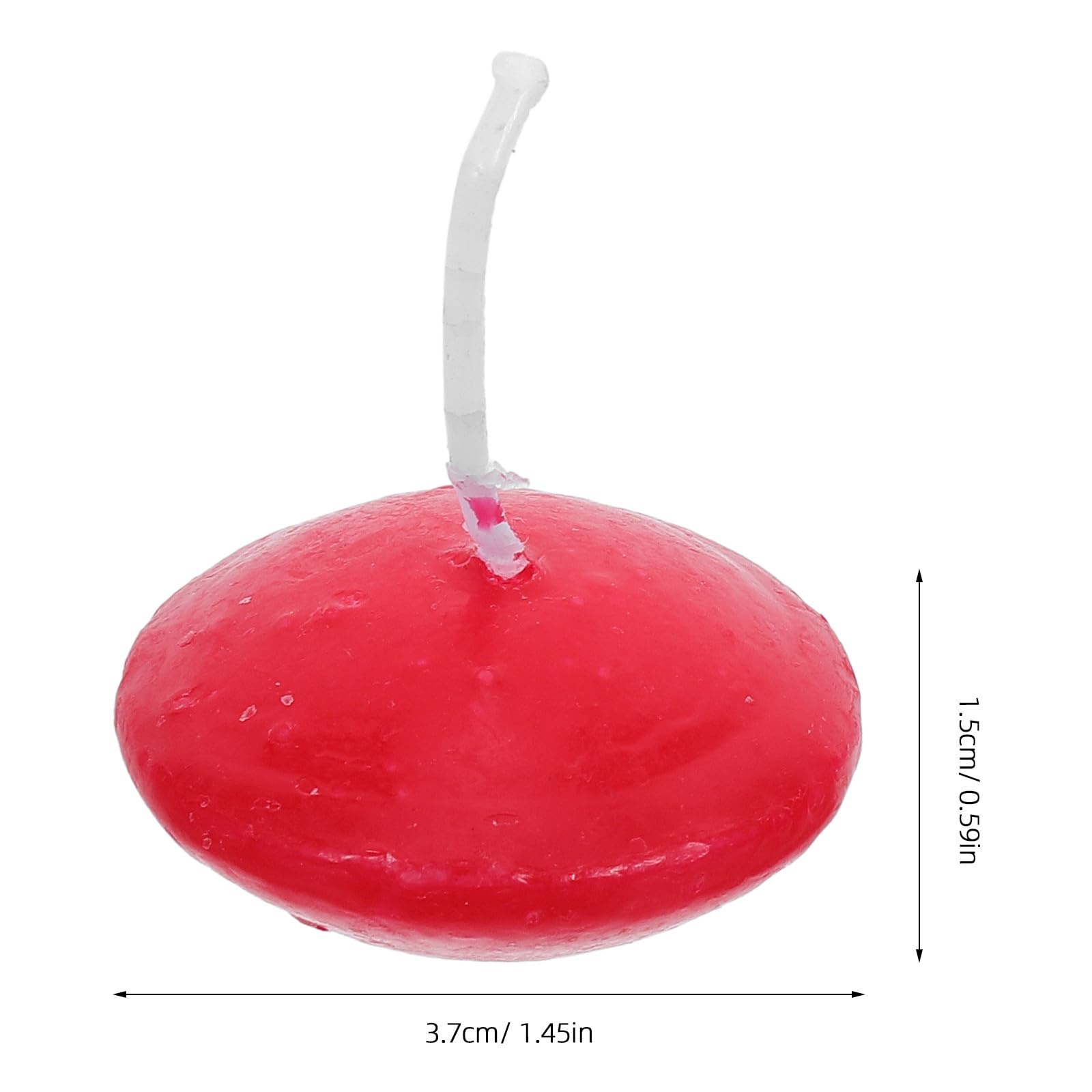 Toddmomy 50 velas flotantes para centros de mesa, 3,7 cm, rojas, sin goteo ni humo | Vela de cera para bodas, pedidas de mano, fiestas en la piscina, bañeras y decoración del hogar.