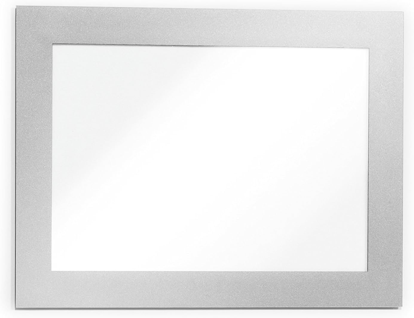 Durable DURAFRAME Magnetic Frame, A6 Format In Silver, Pack of 5 Frames, Document Frame for Professional Internal Signage