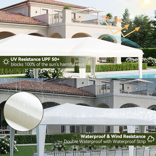 Aoxun 10x20 Pop Up Canopy Tent