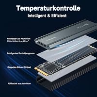fanxiang Nvme SSD M.2 2280 1TB Interne Festplatte mit Kühlkörper PCIe 4.0, 5000MB/s Lesen, 4500MB/s Schreiben, für Gaming, Videoschnitt, Kompatibel mit Desktop, Spielekonsole (S660) – Ansicht 5
