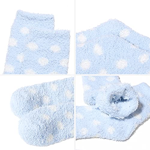 Zando Women's Soft Fuzzy Socks - Thick, Warm, Fluffy, Comfy Home Sleeping Socks4