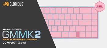 Amazon.com: GLORIOUS GMMK 2 Compact TKL (65%) Prebuilt ISO Pink