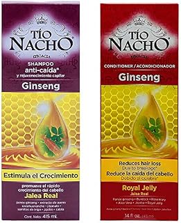 Tio Nacho GINSENG Shampoo & Conditioner Reduce Hair Loss/La Caida Del Cabello