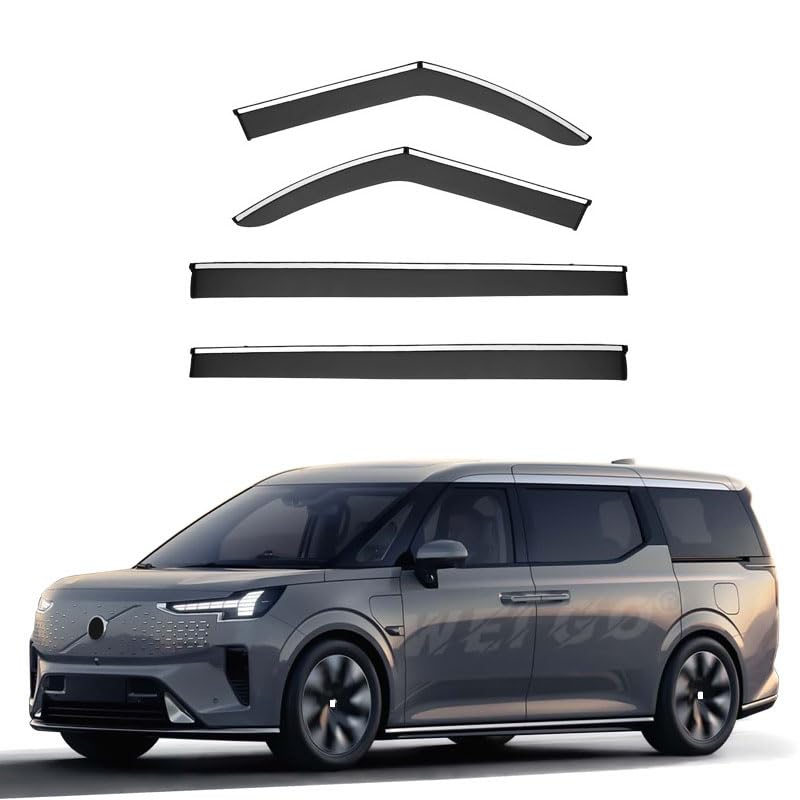 Déflecteurs de vent pour Volvo EM90 2024+ | Pare-soleil et pluie