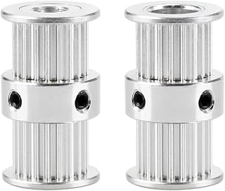 1Pcs for ultimaker 2 DIY 2GT GT2 Timing Driving Pulley 20 Tooth 20teeth Bore 5mm 8mm Double Side Gear for 6mm Belt for 3D Printer Distinctive (Size : Bore 8mm)