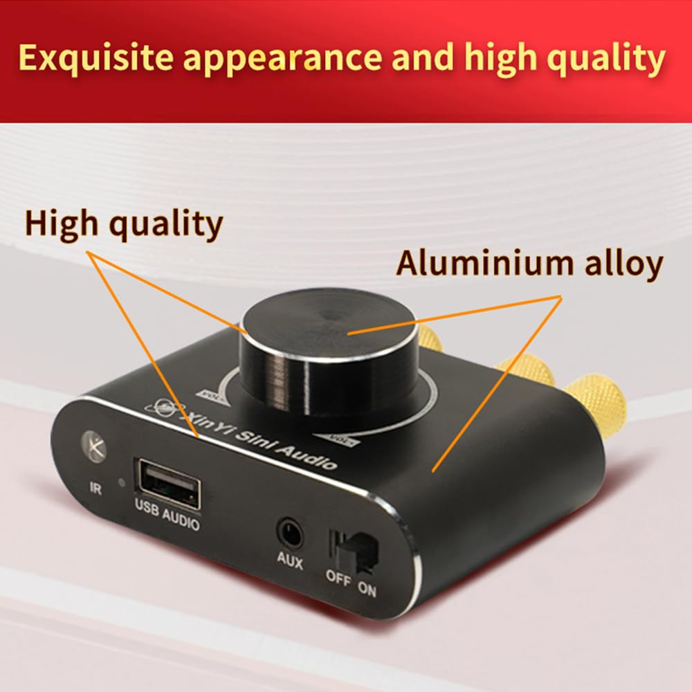 Głośnik Bluetooth 100 W Przenośny system audio stereo z Bluetooth 5.1, AUX, dyskiem U, pilotem do użytku w domu, samochodzie i w podróży (Black)