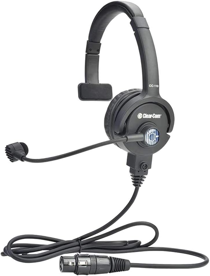 CC-110-X4 | Single On Ear 4 Pin Female XLR Cardioid Headset