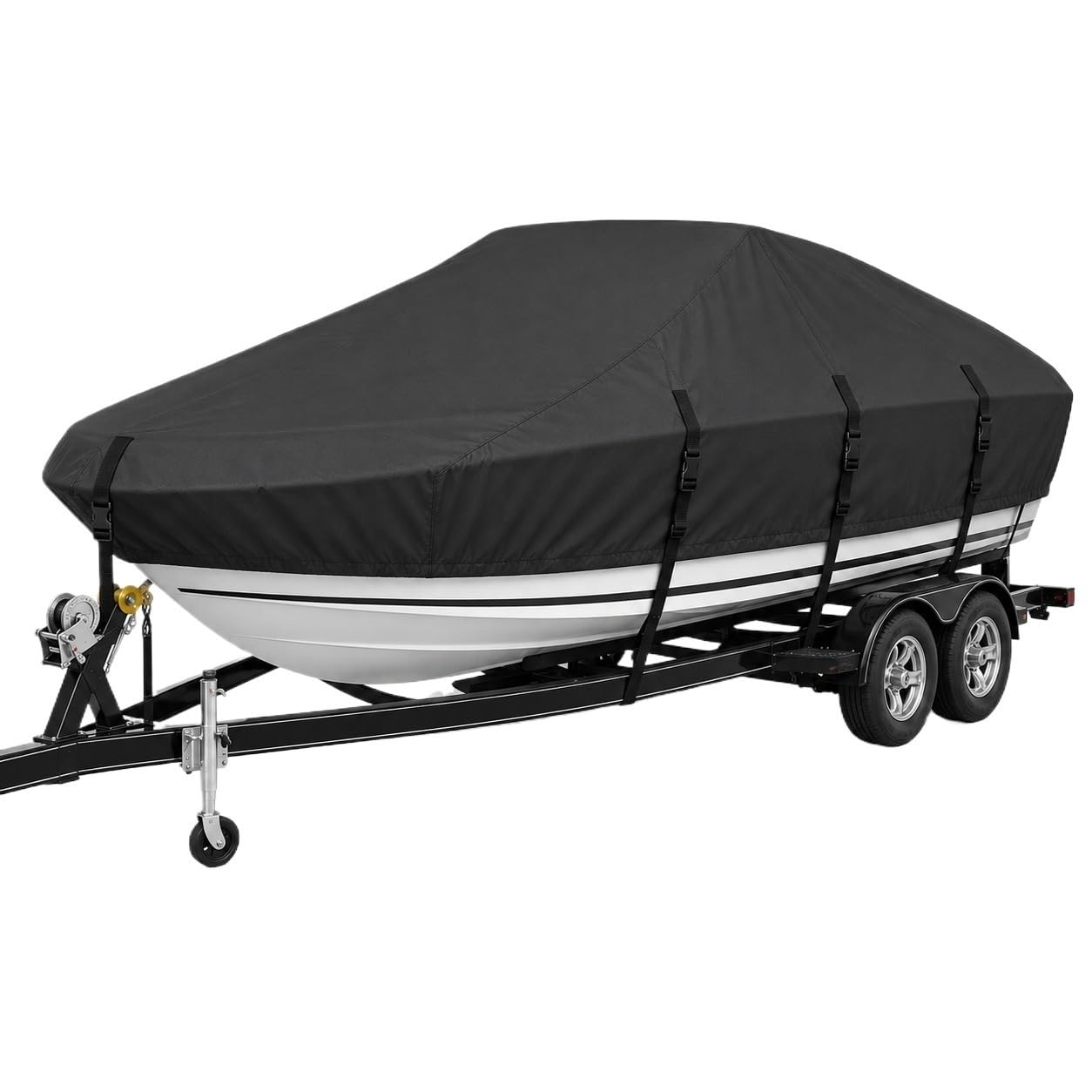 Housse de bateau contre la décoloration et poussière tissu Oxford 600D 22-24FT