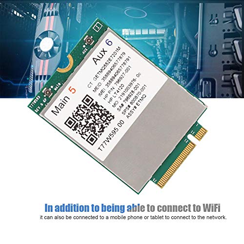 ASHATA 4G LTE Card Module,T77W595 4G Module LT4120 796928-001 para Probook/EliteBook 820 840 850 G2 G3 Tarjeta de Red 4G miniatura 5