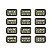 Raiseek 9mm .40 .45 .380 12GA 7.62 .223 5.56 .30 .22 Military Tactical Morale Patch Hook and Loop Fastener Backing Decorative Patch Variety