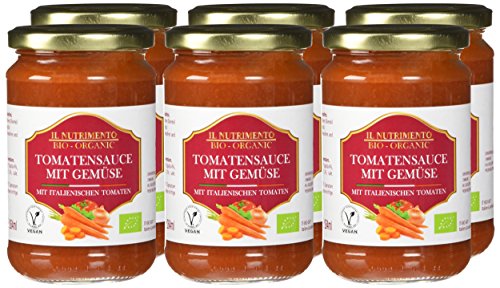 IL NUTRIMENTO Tomatensauce mit Gemüse, 6er Pack (6 x 280 g)