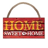 DEKORATIVE SCHILDER Wincraft NFL Schild aus Holz Kansas City Chiefs Holzschild Wood Slogan Home Sweet Home